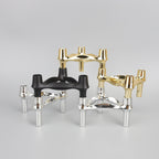 Creative three-legged candlestick hotel party dinner western restaurant candlestick alloy decorative ornaments