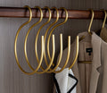 S-shaped Large Hook Aluminum Alloy Hook Light Luxury Home Multifunctional Hook Wardrobe Metal Scarf Scarf Hanger