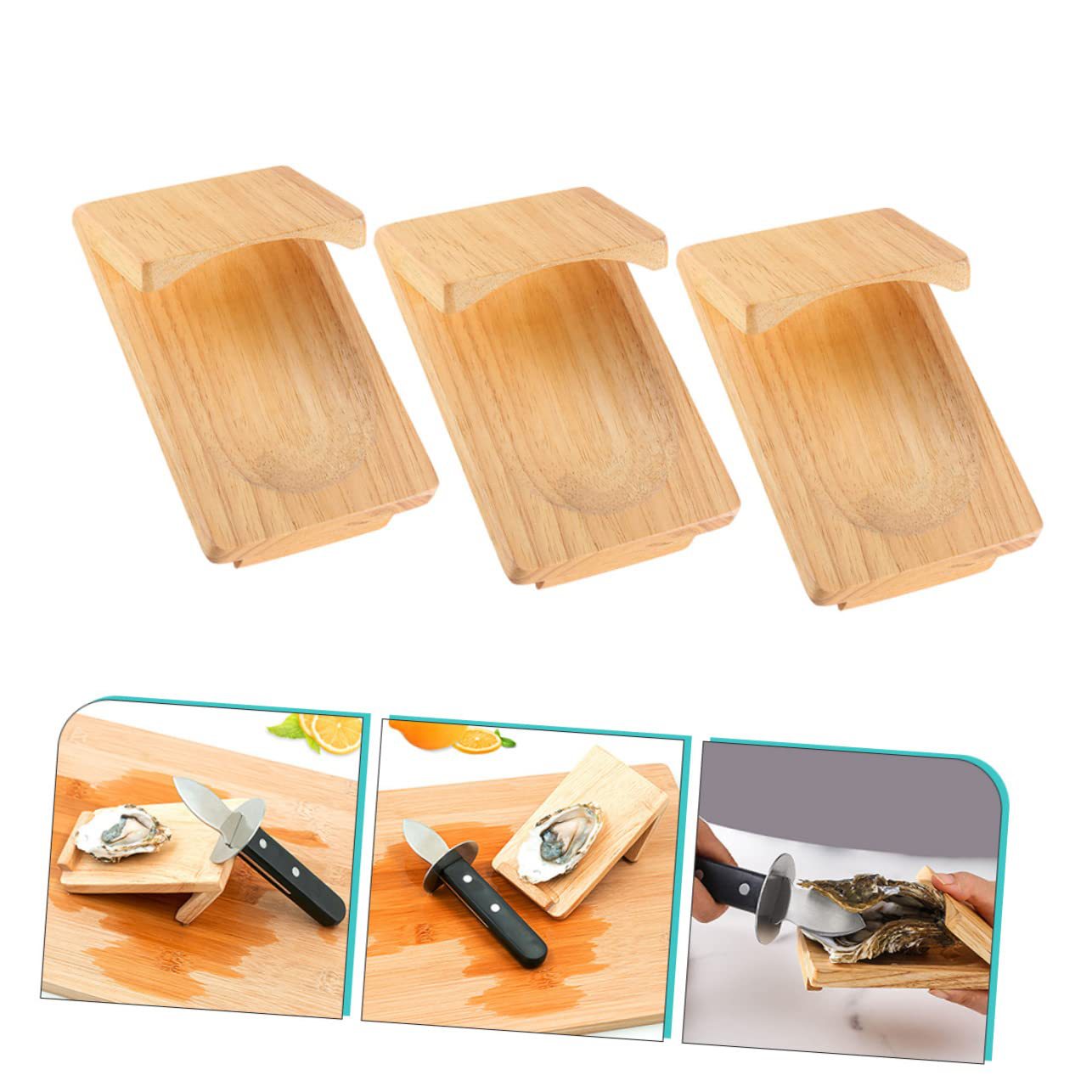 丨 Oyster Shell Clip & Stainless Steel Oyster Knife Kitchen Tools