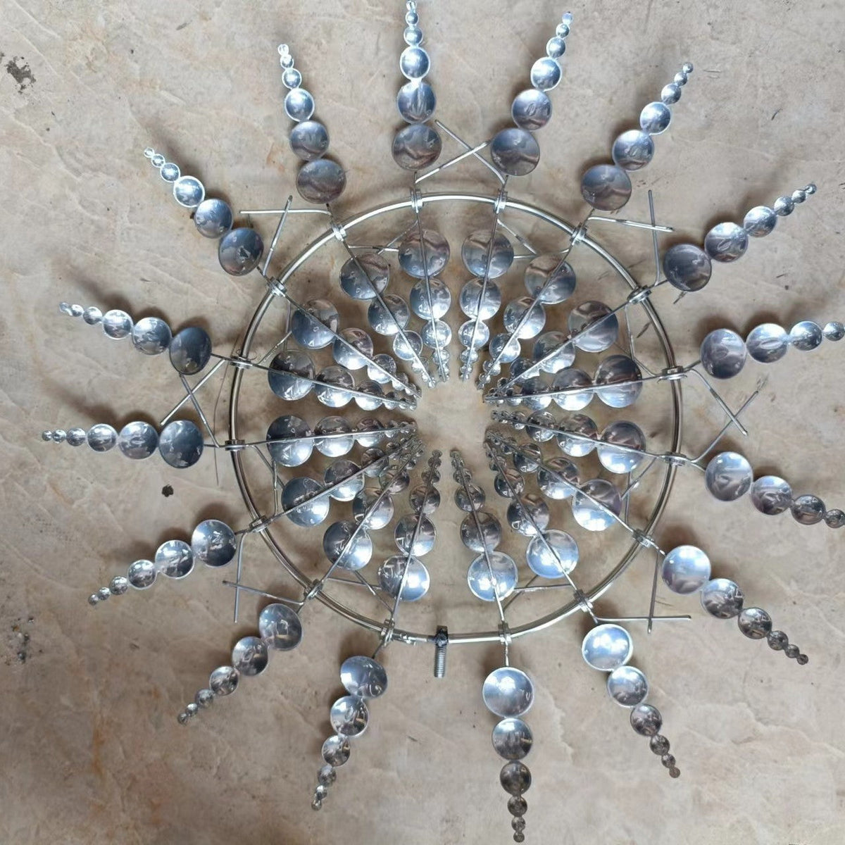 丨 Geometric Wind Chime Ornaments for the Courtyard