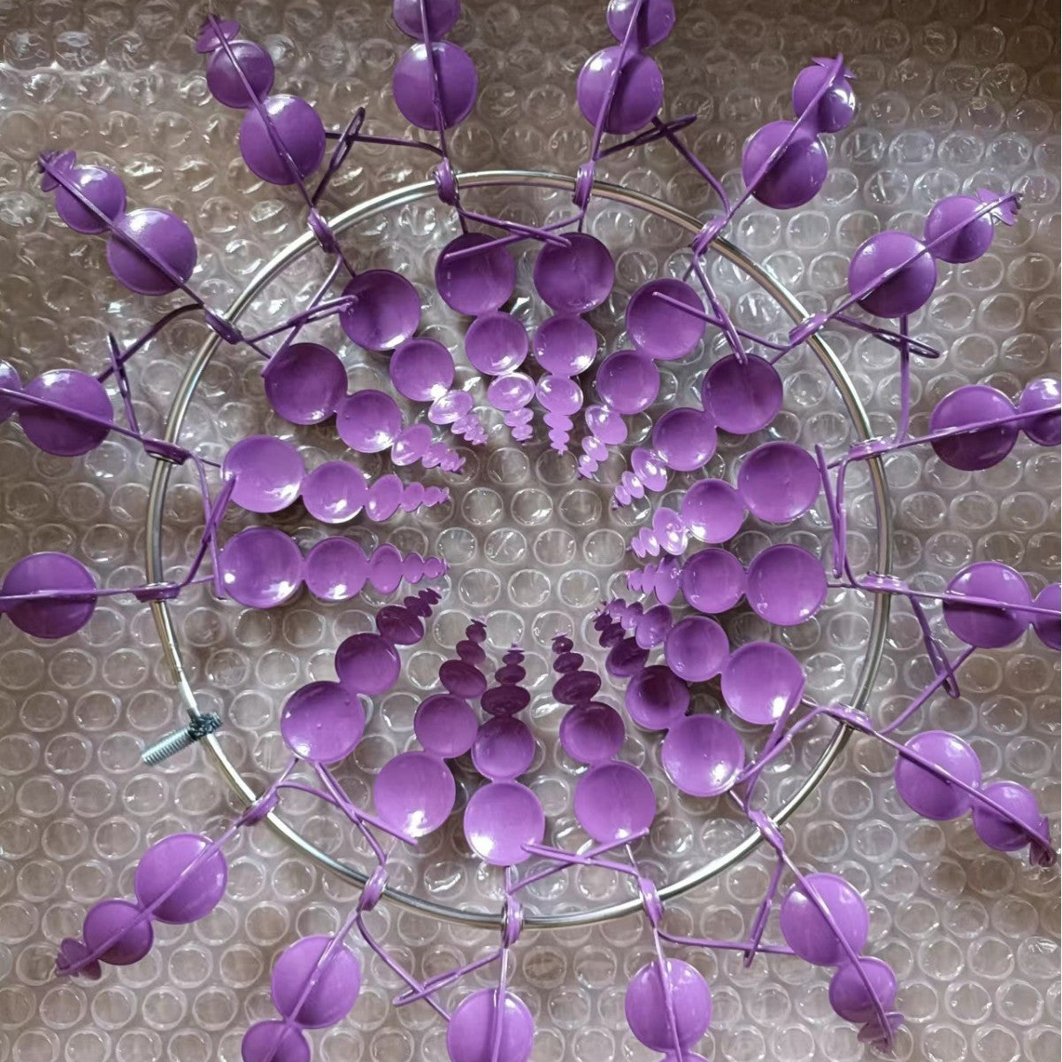 丨 Geometric Wind Chime Ornaments for the Courtyard