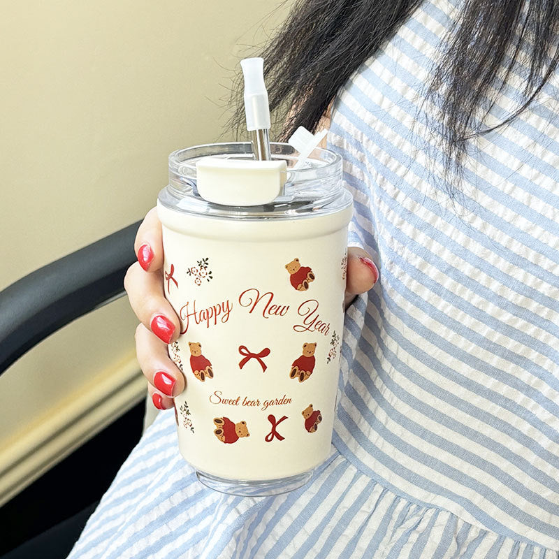 High-value cute thermos cup
