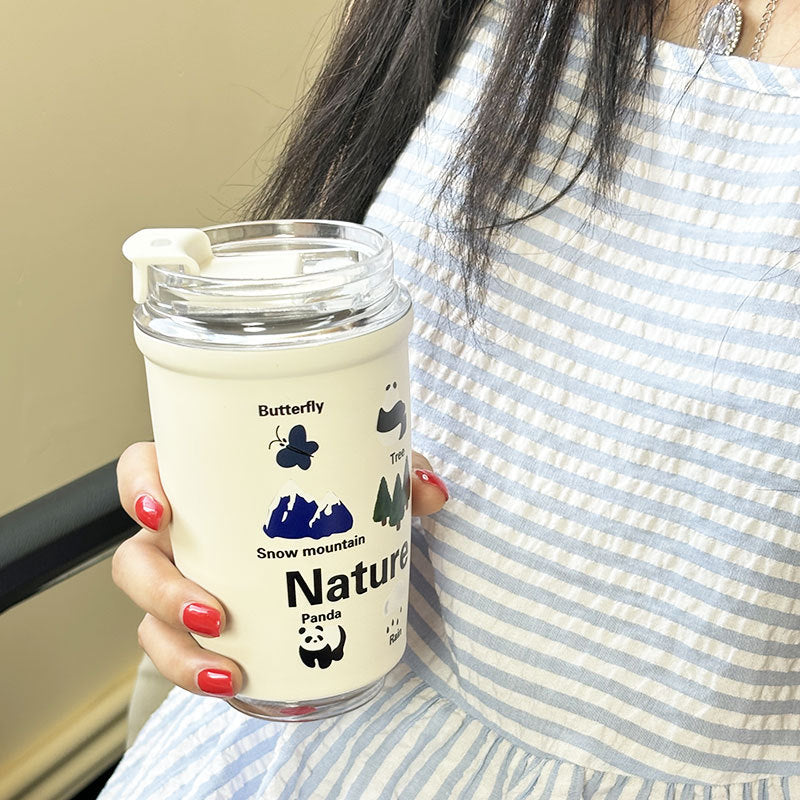 Thermos Cup | High-value Cute Double Wall 24H Heat Retention Leakproof