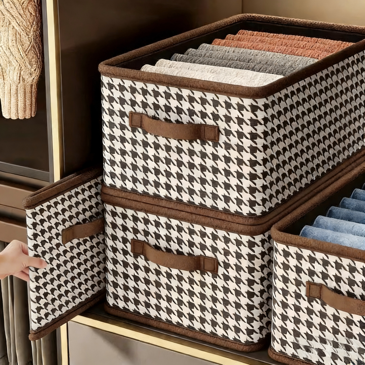 丨 Houndstooth Storage Box
