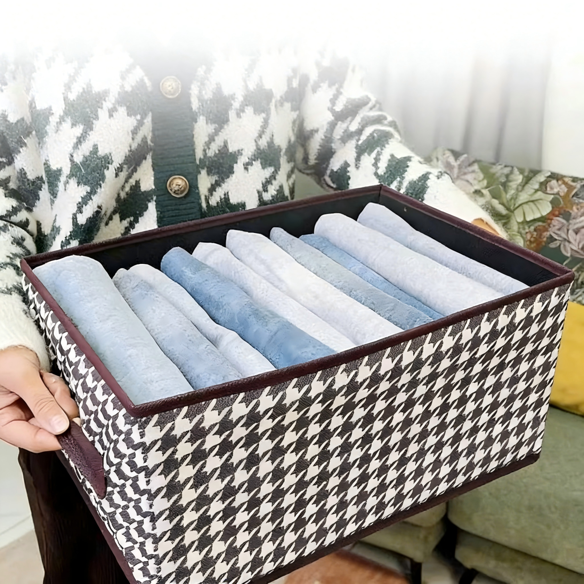丨 Houndstooth Storage Box