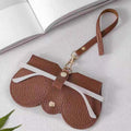 Leather Eyeglass Case Pouch|Fashion Leather Portable for Daily Travel