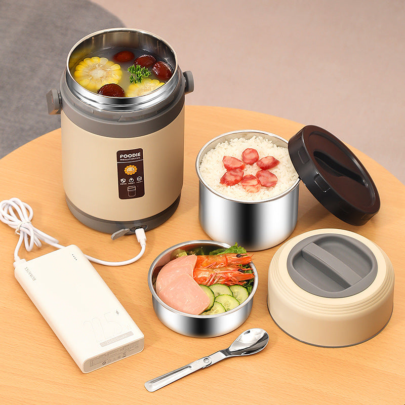 USB Heating Lunch Box|Large Capacity Portable for Office Travel USB Heating
