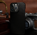 BowLtt|Premium Genuine Leather iPhone Case(Material: Top-Grain Cowhide; Thickness: 1.2mm; Application: Drop Protection, Business & Luxury Daily Use)