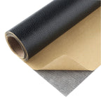 BowLtt|PVC Lychee Pattern Self-adhesive Leather Patch(Material: PVC Faux Leather; Craft: Strong Adhesive Backing; Application: Sofa/Seat Repair, Old Furniture Renovation)