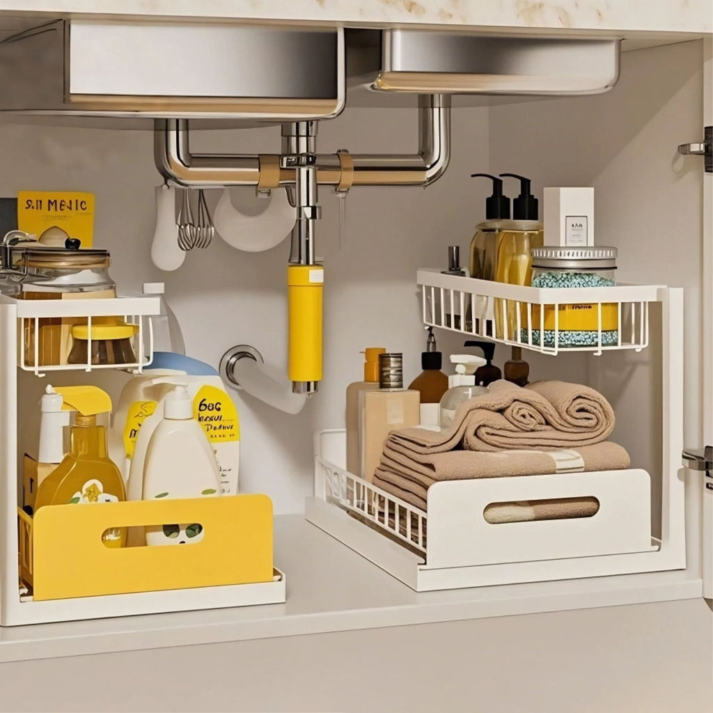 丨 Under Sink Kitchen Storage Rack