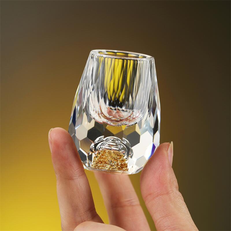 Golden Mountain Crystal Glasses 2Pack