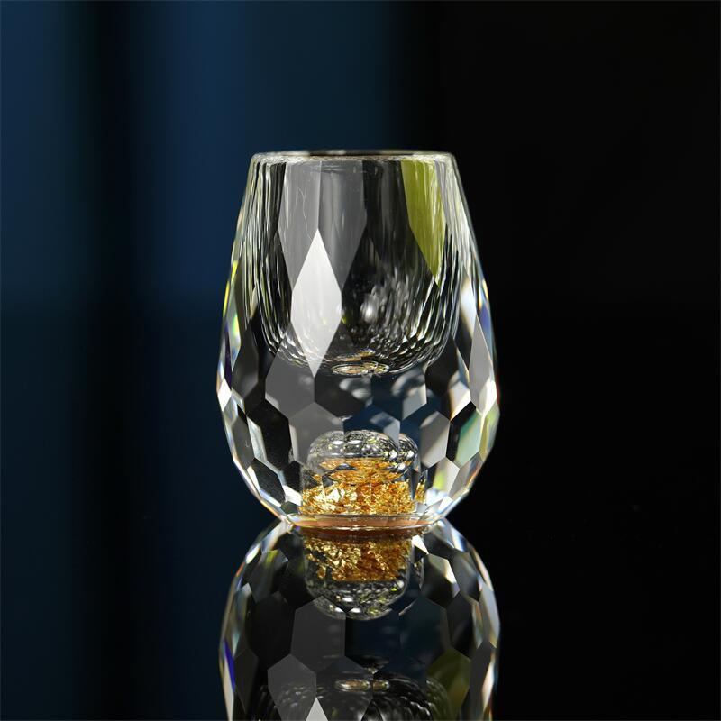 Golden Mountain Crystal Glasses 2Pack