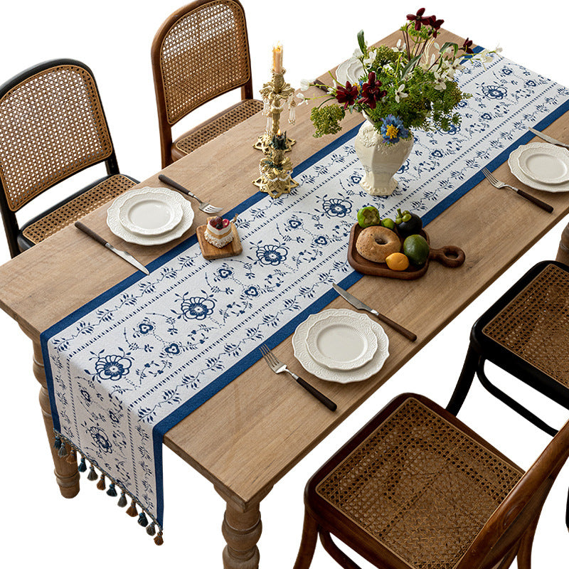 European and American - Style Chenille Tablecloth