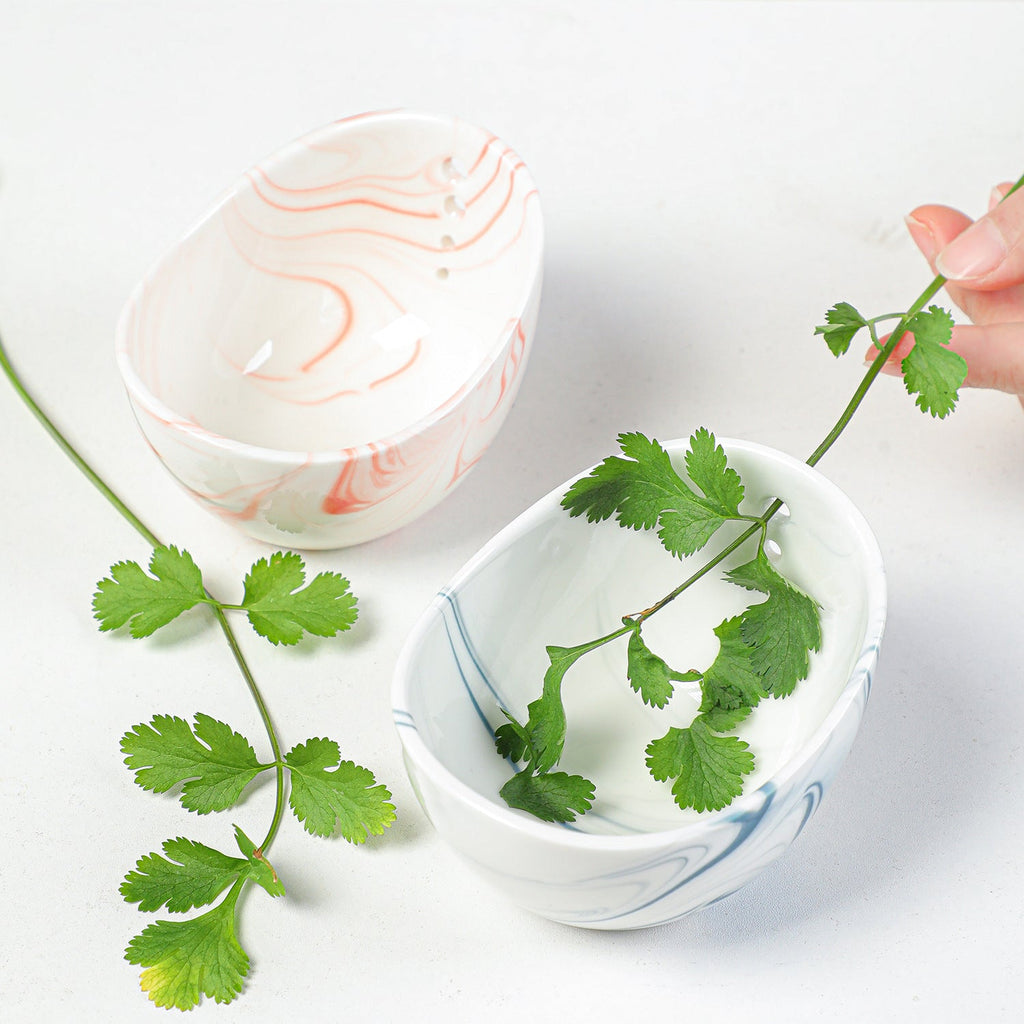 Herb Stripping Bowl Ceramic