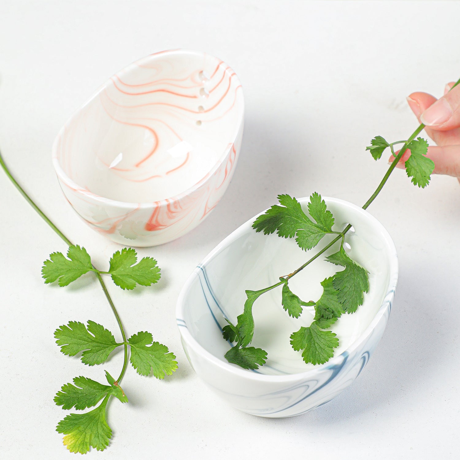 Herb Stripping Bowl Ceramic