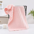 Candy Striped Soft Towel Set of 2