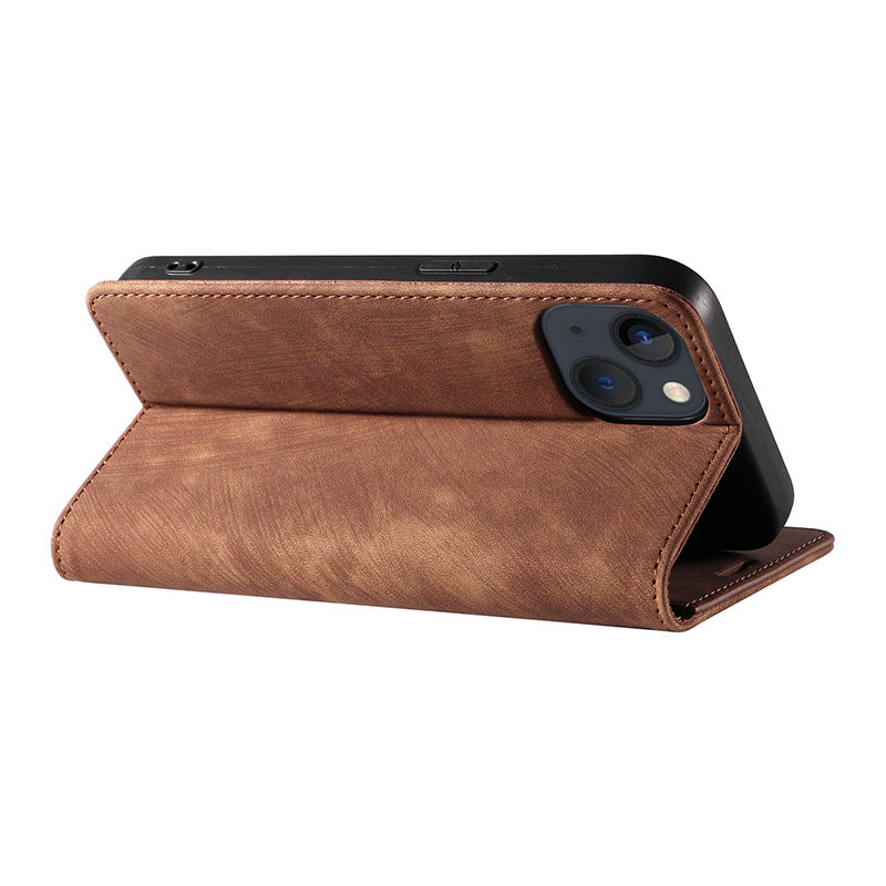 Suitable for Apple Magnetic Flip Leather Case