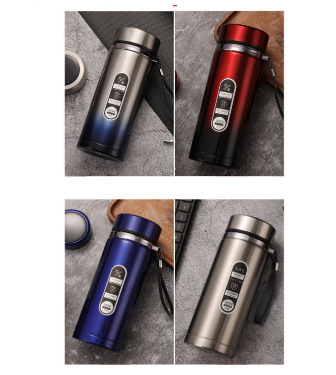 Smart Temperature Display Portable Water Bottle