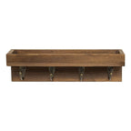 Creative Solid Wood Hook Rack