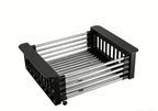 Retractable Drainage Rack+Wash&Store/Plate Organizer/Adjustable Size
