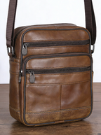 Men's Faux Leather Shoulder Bag