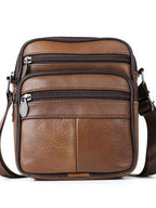 Men's Faux Leather Shoulder Bag
