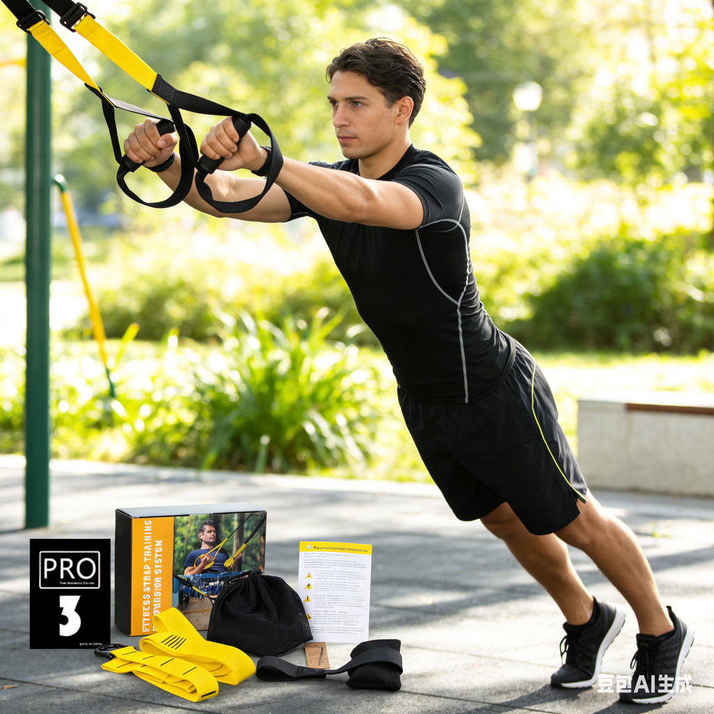 High-Intensity Suspension Fitness Training Strap