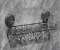 Bathroom Suction Cup No-Drill Wall-Mounted Shelf