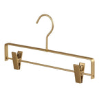 Minimalist Gold Aluminum Alloy Clothes Hangers (10 Pieces)