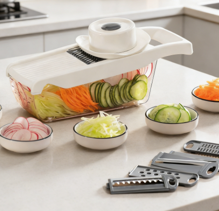 Multi-purpose vegetable grater/shredder for home use