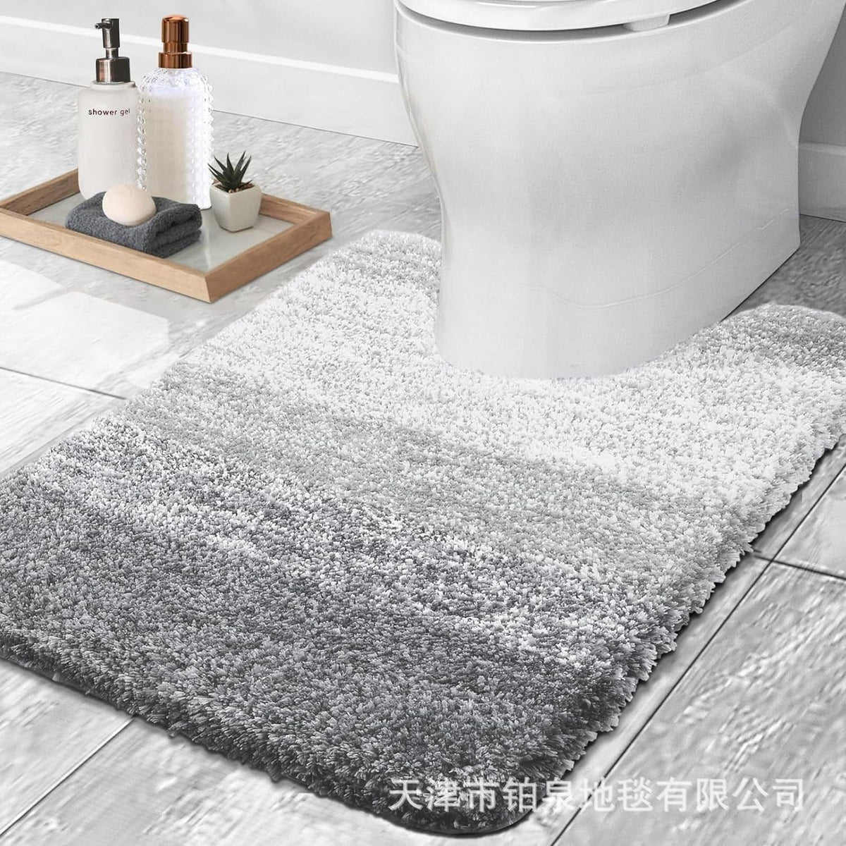 丨 Imitation Cashmere Bathroom Mat Water Absorbent Non-slip