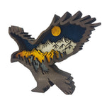 Holiday Gift Wooden Animal Carved Lamp Ornament