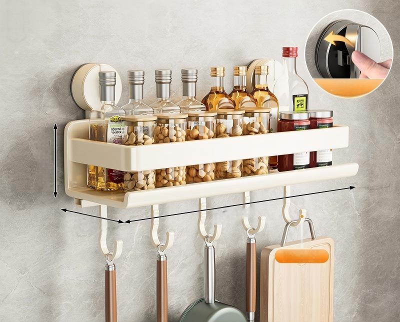 Suction Cup Wall-Mounted Kitchen Hook Holder