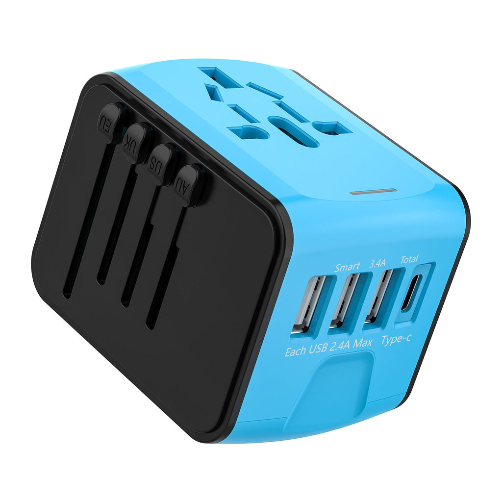丨 Multi-function Travel Charger Stand USB & Type-C Ports ABS