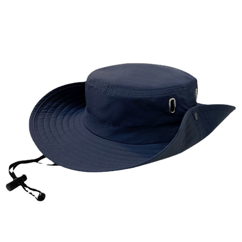 丨 Men's Large Head Circumference Sunscreen Waterproof Fisherman Hat