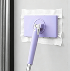 Multi-functional Household Mop with Clip-on Cloth