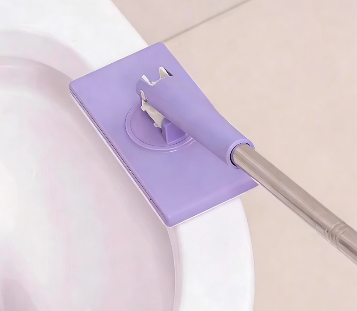Multi-functional Household Mop with Clip-on Cloth