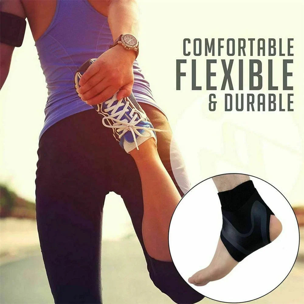 Plantar Ankle X Wrap Support Compression Sock