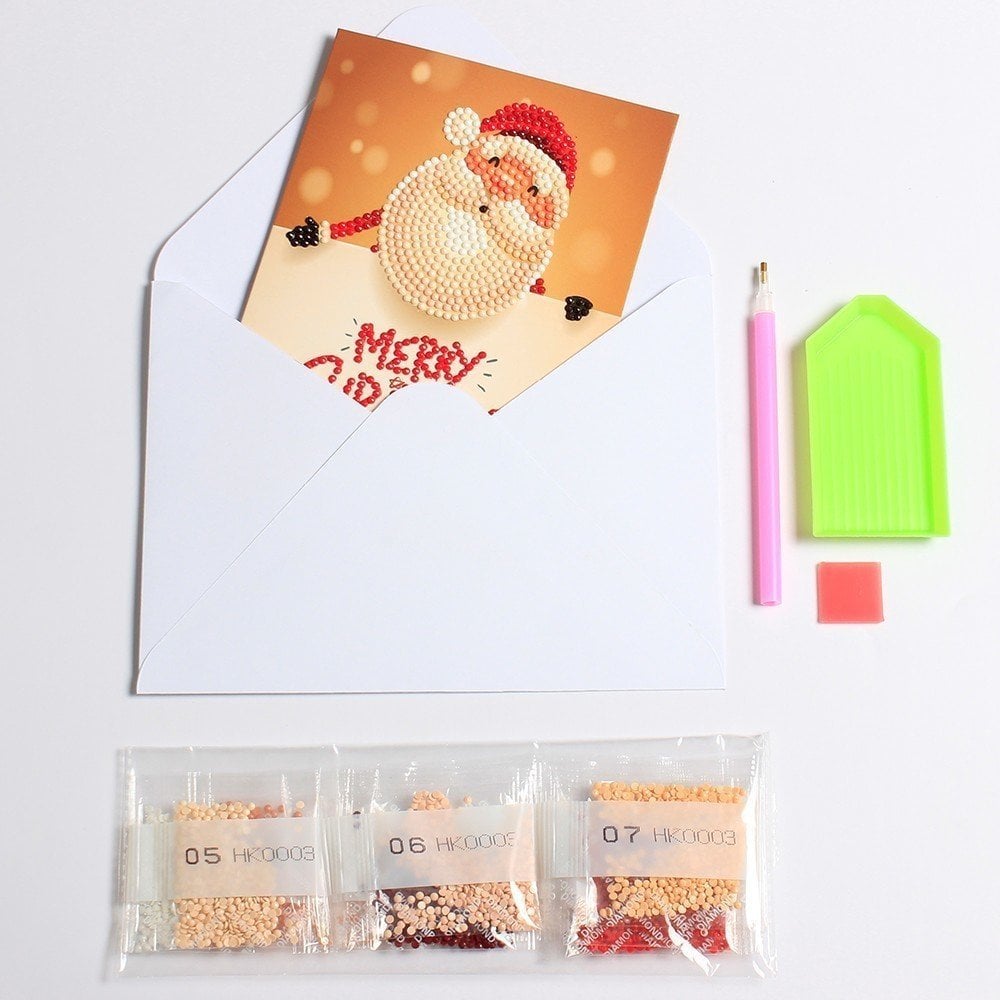 5D Diamond Painting Christmas Cards New Arrival (8 Pack)