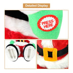 Dancing & Singing Santa Claus | Movable Santa Figure with Music | Fun Christmas Decoration & Gift Idea