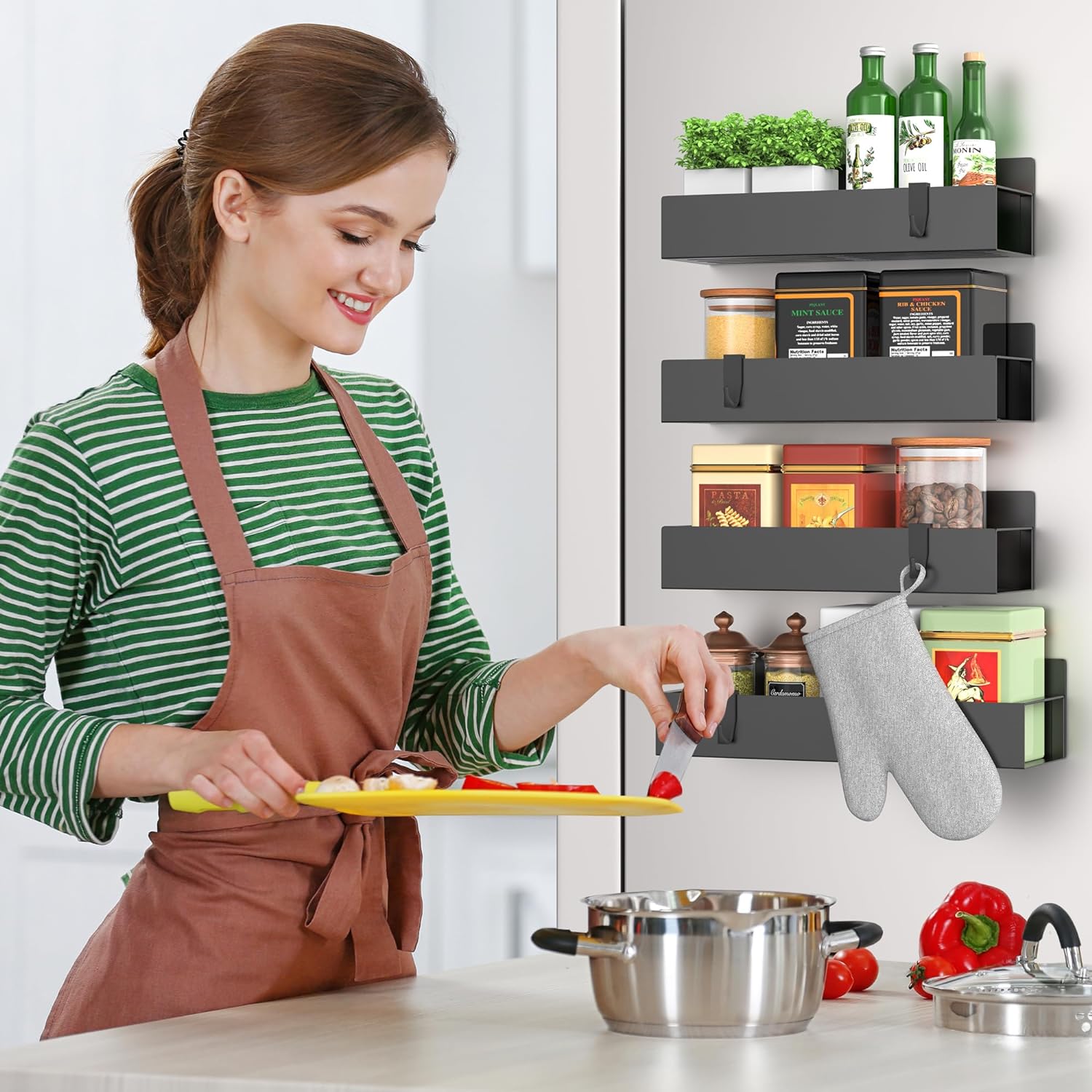 MagnetoRack — Transforms your kitchen into a stylish chaos-free paradise of enjoyment!