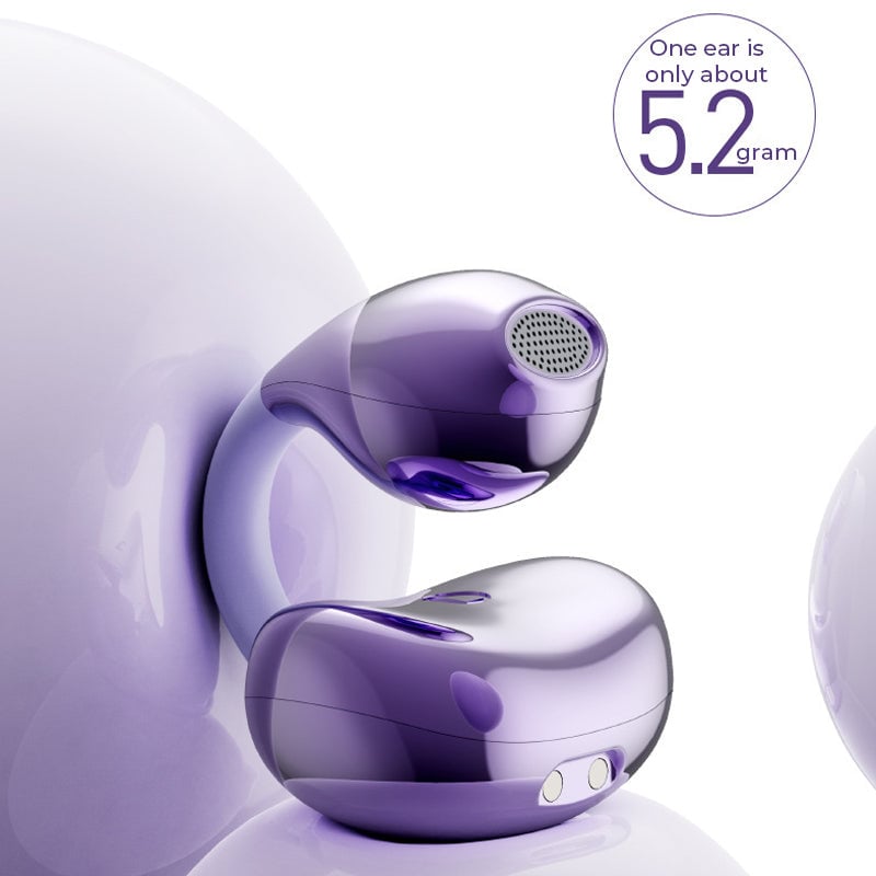 AI Translation Open Ear Clip Bluetooth Headphones