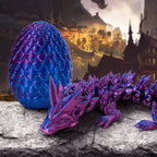 3D-Drachenei mit beweglichem Drachen – lebensmittelecht