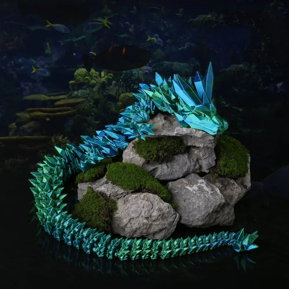3D-Drachenei mit beweglichem Drachen – lebensmittelecht