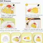 3D painting set with foam texture for vibrant artworks