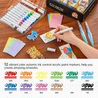 3D painting set with foam texture for vibrant artworks