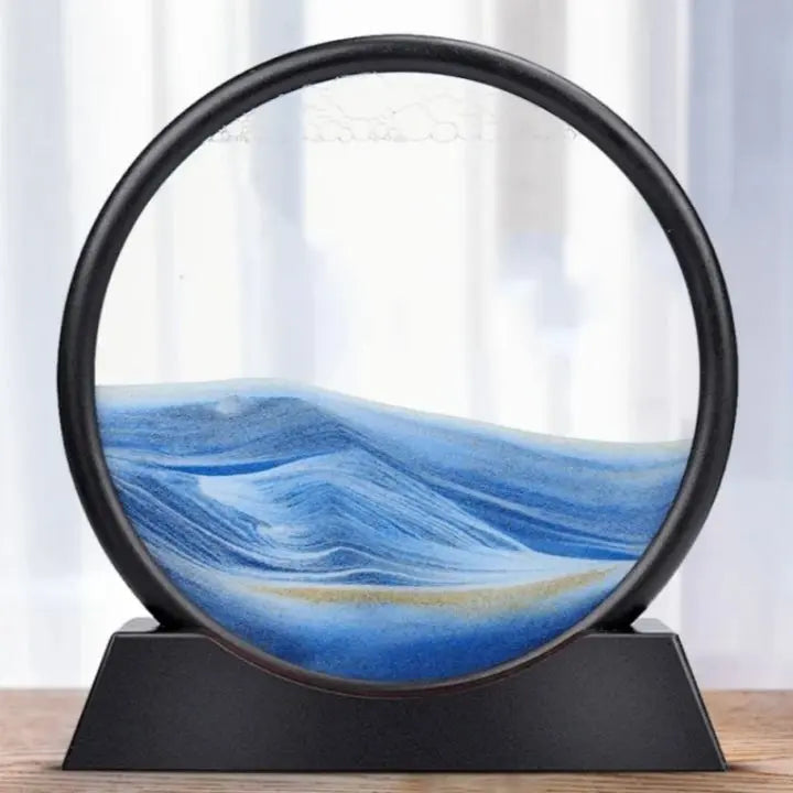 3D Sand Timer – Deep Sea Sand Art for Relaxation and Decoration