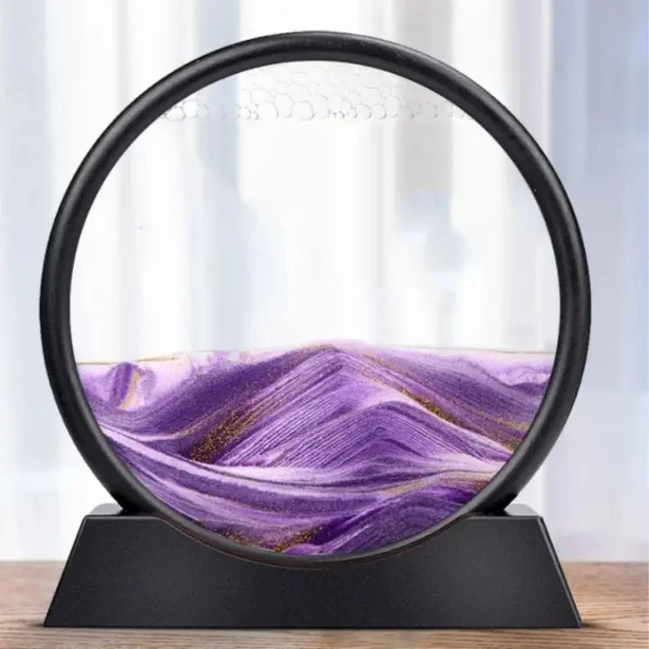 3D Sand Timer – Deep Sea Sand Art for Relaxation and Decoration