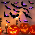 3D flying Halloween bat wall decorations