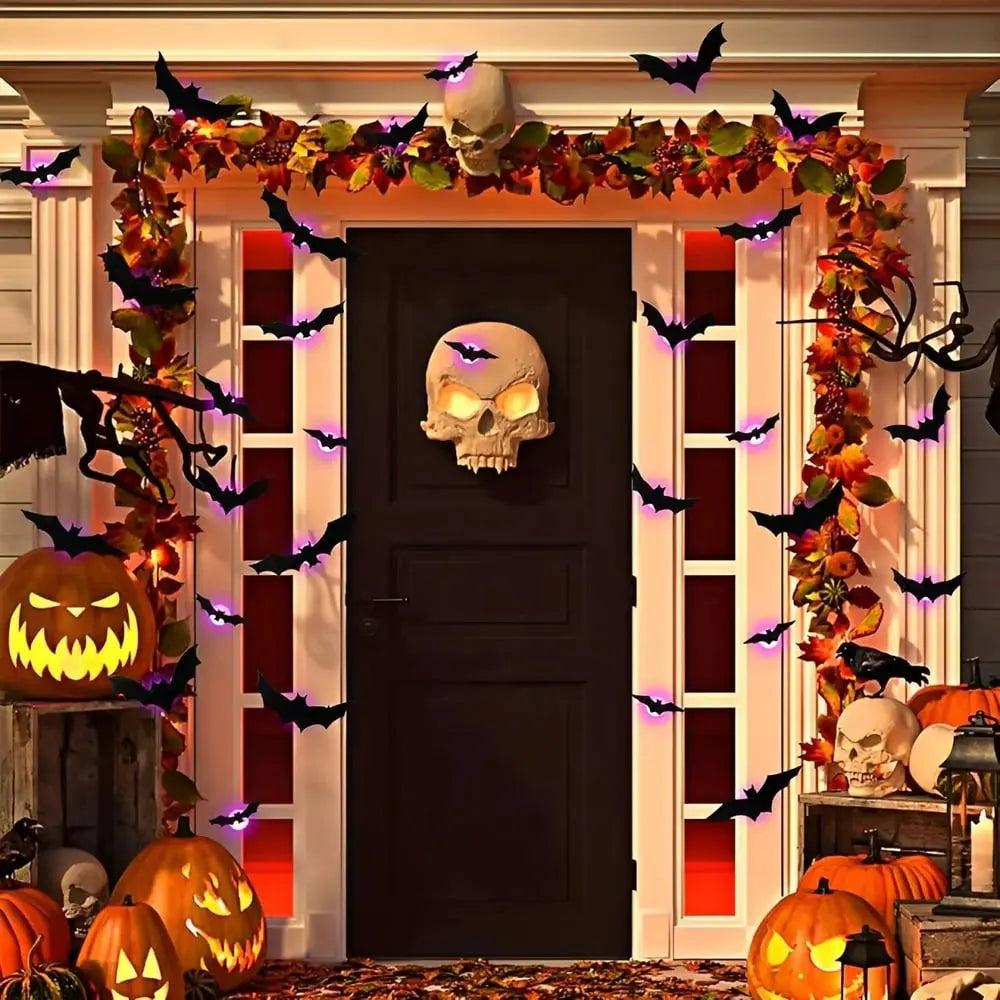 3D flying Halloween bat wall decorations